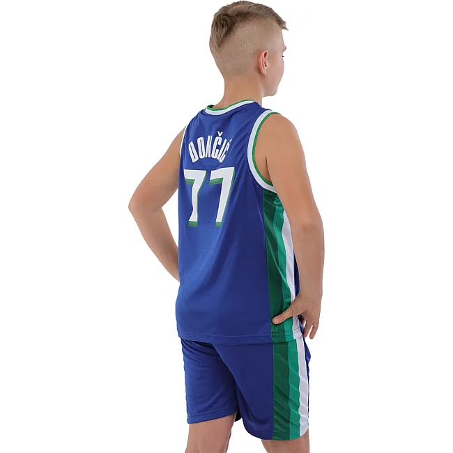 Распродажа! Детская баскетбольная форма NBA клуб Dallas Mavericks 77 BA-9453 (Синий)