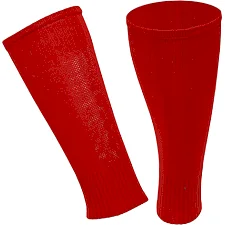 Футбольные гетры без носка обрезки SP-SPORT FB-2956 35-46 (Красный)