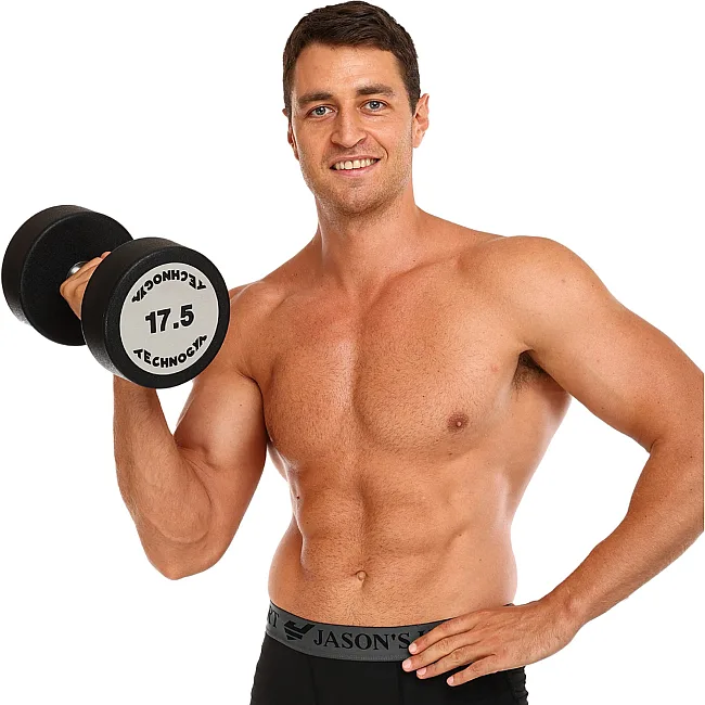 Гантель профессиональная
 с полиуретановым покрытием TECHNOGYM TG-1834-17_5 1шт 17,5кг