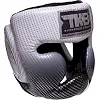 Тренировочный шлем для бокса кожа TOP KING Super Star TKHGSS-01 (Серебряный)