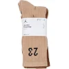 Шкарпетки Nike Nike U J ESSENTIAL CREW 3PR - 144 білий, коричневий, бежевий