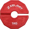 Блины диски сменные резиновые Rubber Change Plates ZELART TA-1692-1 1кг