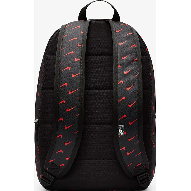 Рюкзак Nike NK HERITAGE BKPK-SWOOSH DROP 25L черный, красный 43 х 30.5 х 15 см