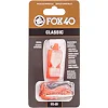 Свисток спортивный судейский пластиковый со шнурком CLASSIC FOX40-CLASSIC (Оранжевый)