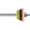 Диск для штанги полиуретановый
 LiveUp LP8028-2 ø50мм 2кг