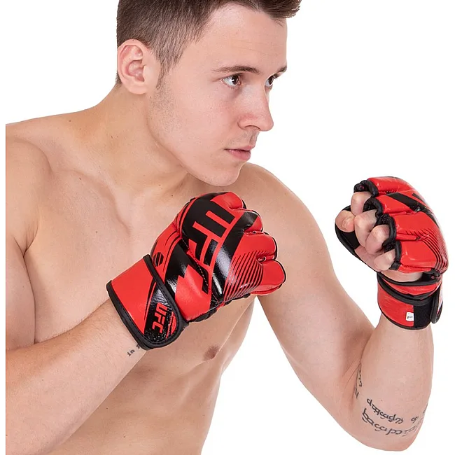 Перчатки для ММА RUSH UFC BO-0481 (Черный)
