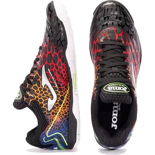 Футзалки чоловічі Joma MAXIMA чорний, червоний 