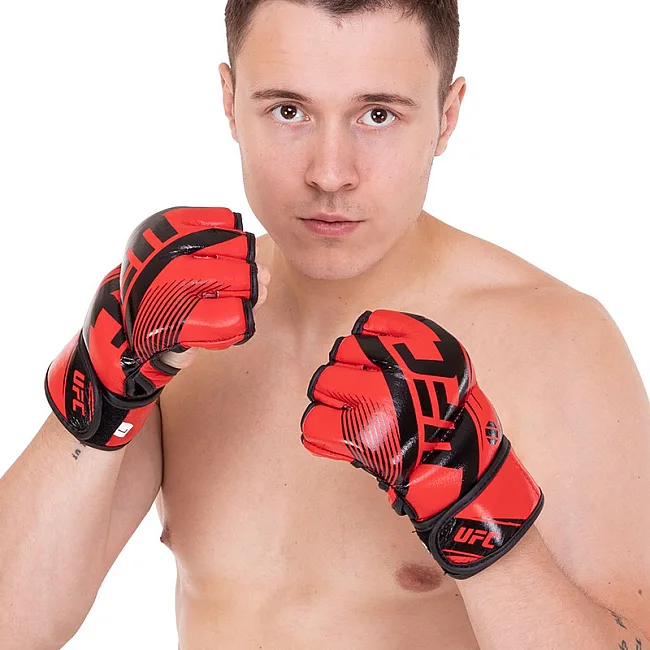 Перчатки для ММА RUSH UFC BO-0481 (Черный)