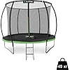 Батут OUTTEC Pumpkin с внутренней сеткой 10 футов 312 см черно-зеленый