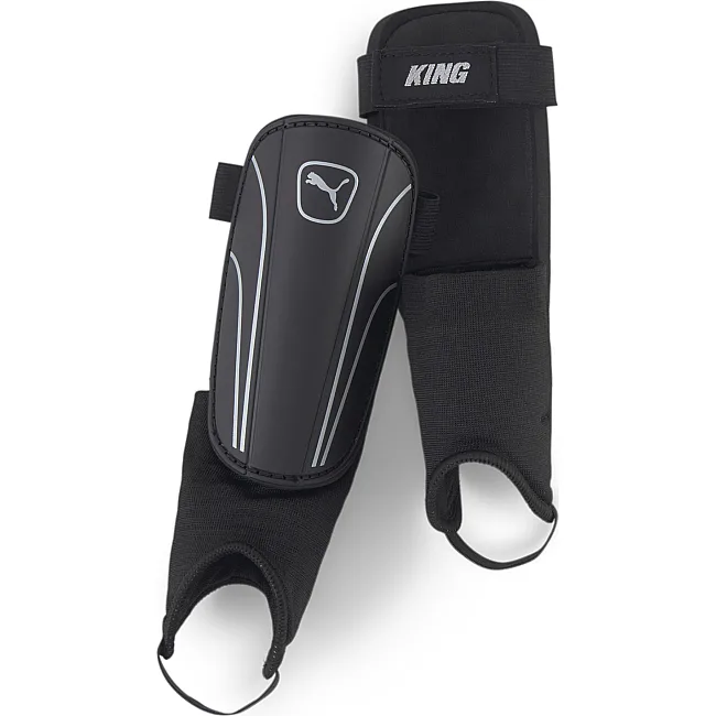 Детские футбольные щитки PUMA King Ankle черный