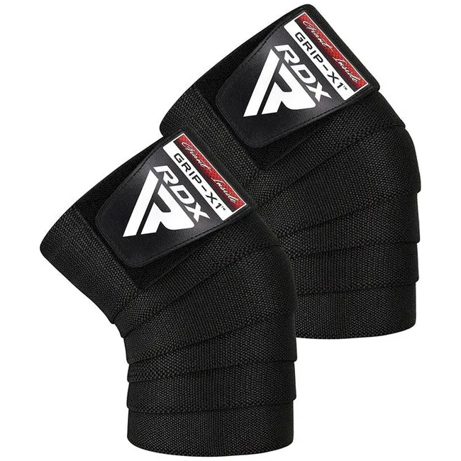 Бинты на колени RDX K1 GYM Knee Wraps Full Black