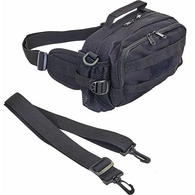 Тактическая сумка на пояс SILVER KNIGHT TY-9100 24х18х9см 4л (Черный)