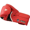 Боксерские перчатки RDX AURA PLUS T-17 Red/Black (капа в комплекте)