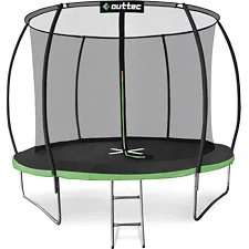 Батут OUTTEC Pumpkin с внутренней сеткой 10 футов 312 см черно-зеленый