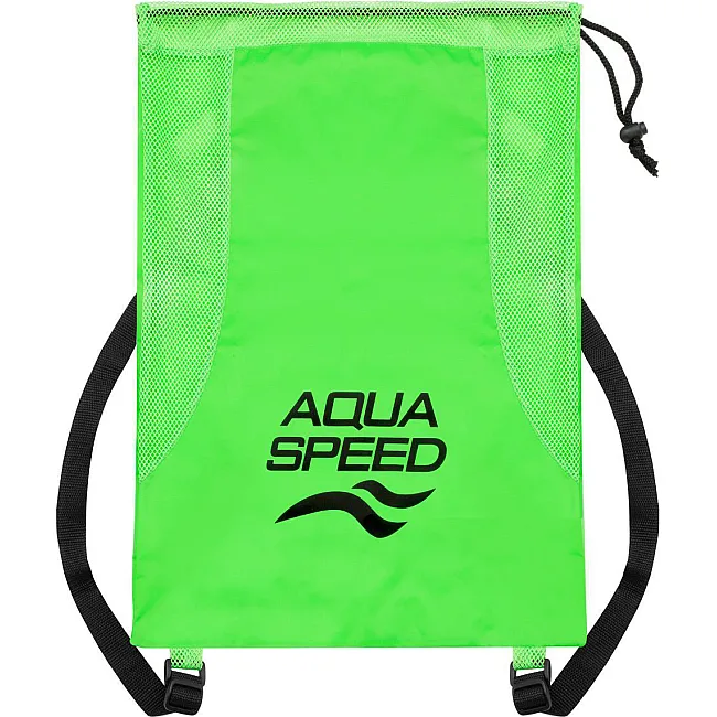 Сумка сетчатая Aqua Speed MESH BACK PACK 61165 салатовый черный 51x36 см