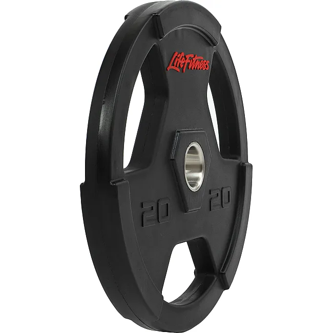 Блин для штанги обрезиненный
 LIFE FITNESS SC-80154B-20 51мм 20кг