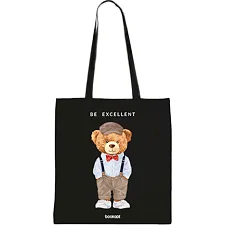 Экошопер BookOpt ВК4057 Teddy Bear (Be Excellent) черный