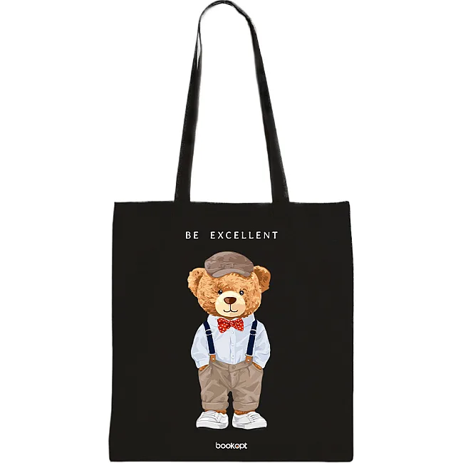 Экошопер BookOpt ВК4057 Teddy Bear (Be Excellent) черный