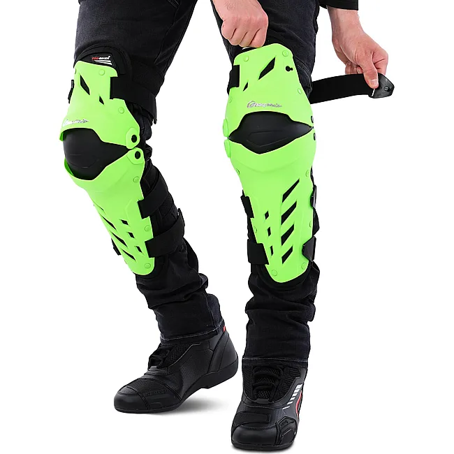Мотонаколенники PRO-BIKER MS-1239 2шт (Зеленый)