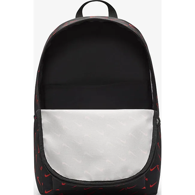 Рюкзак Nike NK HERITAGE BKPK-SWOOSH DROP 25L черный, красный 43 х 30.5 х 15 см