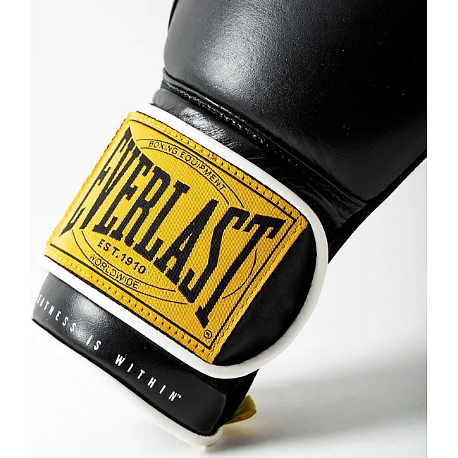 Боксерские перчатки Everlast 1910 CLASSIC TRAINING GLOVE черный 14 унций