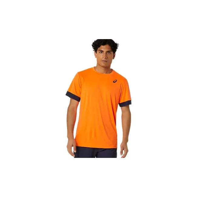 Футболка чоловіча Asics COURT SS TOP orange/black
