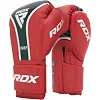 Боксерские перчатки RDX AURA PLUS T-17 Red/Black (капа в комплекте)