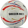 Футбольный мяч SOCCERMAX FB-8070 №5 PU (Белый-красный)