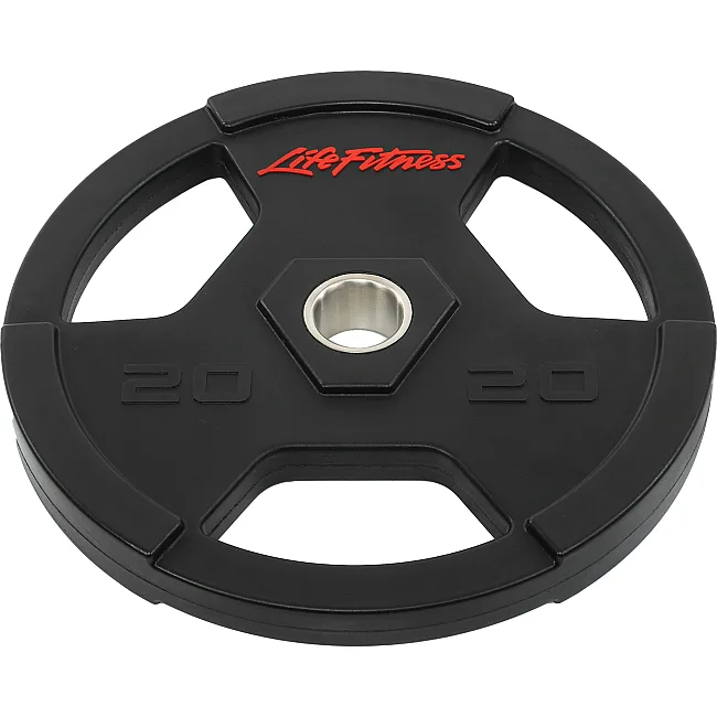 Блин для штанги обрезиненный
 LIFE FITNESS SC-80154B-20 51мм 20кг