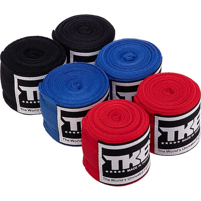 Бинты боксерские хлопок с эластаном TOP KING Hand Wraps (4м)
