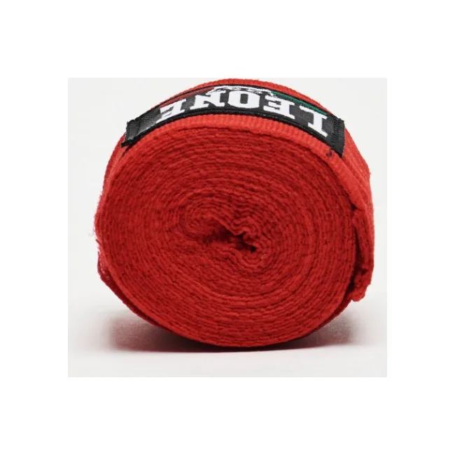 Бинты для бокса LEONE Red (4,5м)