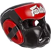 Боксерский шлем с полной защитой кожаный FAIRTEX HG13-CLOSE