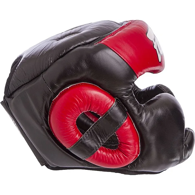 Боксерский шлем с полной защитой кожаный FAIRTEX HG13-CLOSE
