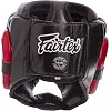Боксерский шлем с полной защитой кожаный FAIRTEX HG13-CLOSE