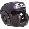 Боксерский шлем с полной защитой кожаный FAIRTEX HG13-CLOSE