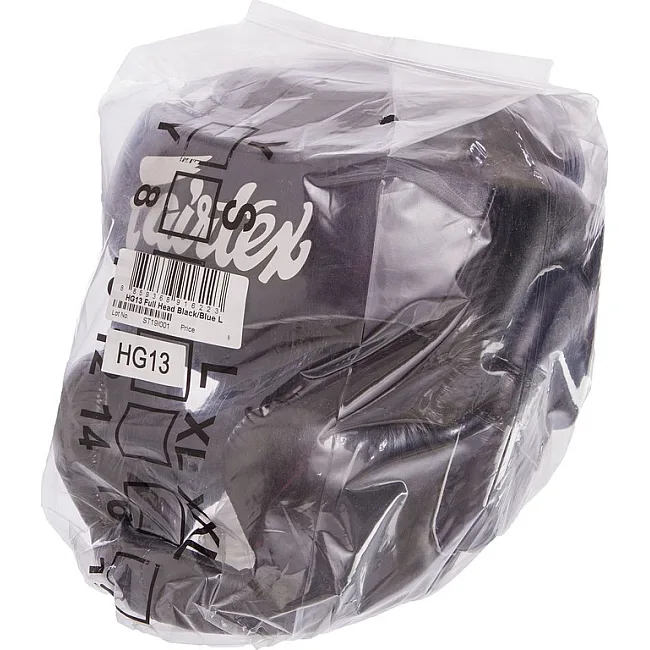 Боксерский шлем с полной защитой кожаный FAIRTEX HG13-CLOSE