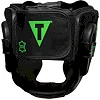 Боксерский шлем TITLE Boxing Matrix Black Neon Green