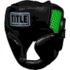 Боксерский шлем TITLE Boxing Matrix Black Neon Green