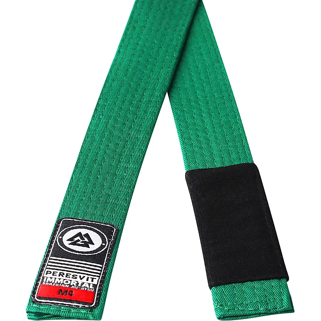 Детский пояс для кимоно БЖЖ Peresvit Solid Green