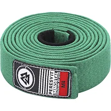 Детский пояс для кимоно БЖЖ Peresvit Solid Green