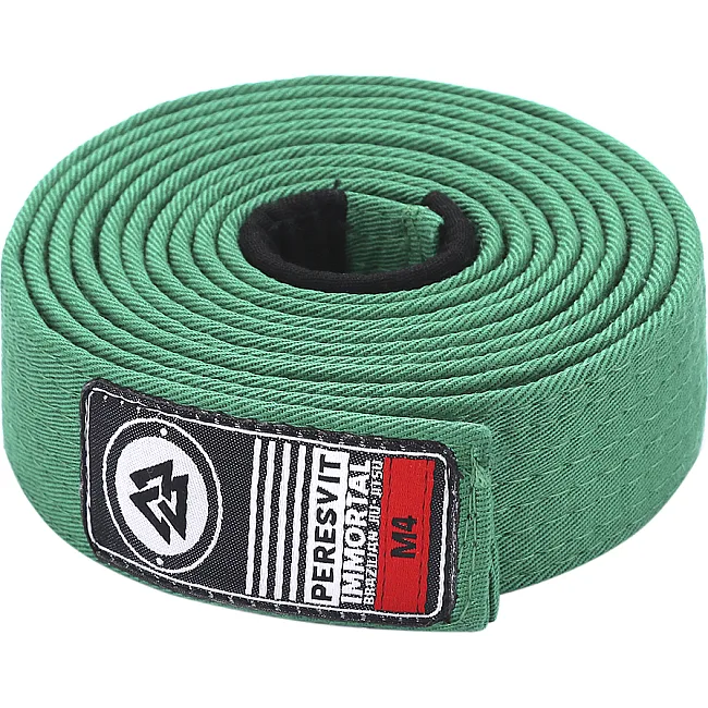 Детский пояс для кимоно БЖЖ Peresvit Solid Green
