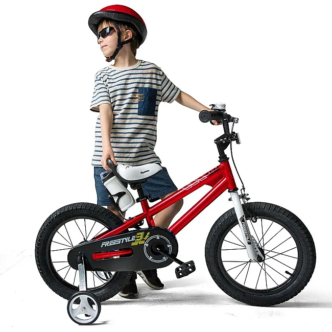 Детский велосипед ROYALBABY FREESTYLE 14", OFFICIAL UA, красный