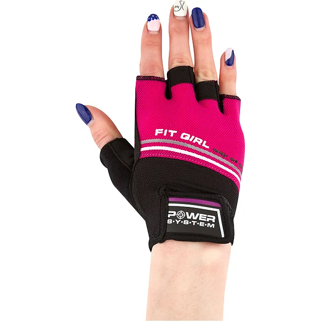 Фітнес рукавиці POWER SYSTEM PS-2920 Fit Girl Evo Pink