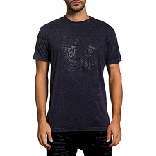 Футболка AFFLICTION Speed Crew SS Tee Purple Lava Wash