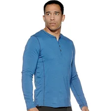Футболка Jaco The Henley L/S - Indie Blue