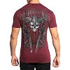 Футболка мужская AFFLICTION Norheim Tee Burgundy Lava Wash