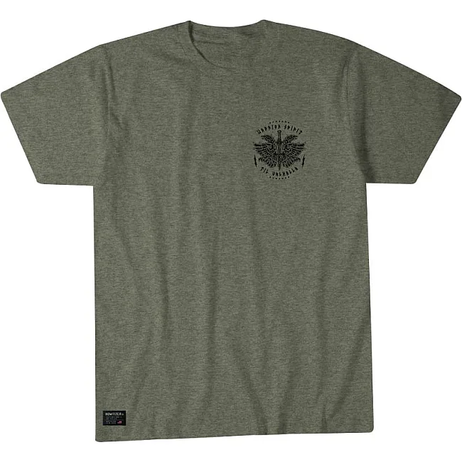 Футболка мужская HOWITZER Warrior Spirit Tee Olive Heather