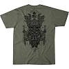 Футболка мужская HOWITZER Warrior Spirit Tee Olive Heather