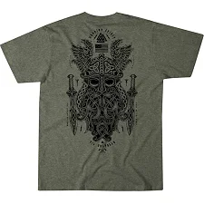 Футболка мужская HOWITZER Warrior Spirit Tee Olive Heather