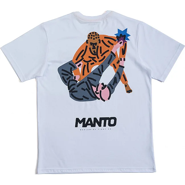 Футболка мужская MANTO BJJ Gym 2.0 White